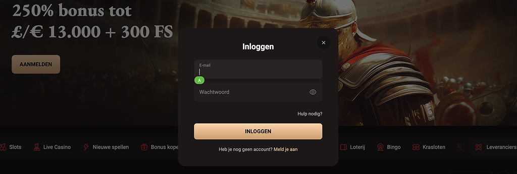 LegionBet Casino Inloggen